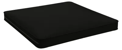 Productafbeelding van Tuinkussens, 70 x 70 x 5 cm, loungekussens voor rieten meubels en palletbanken, met afneembare hoes, ideaal voor binnen en buiten, zwart