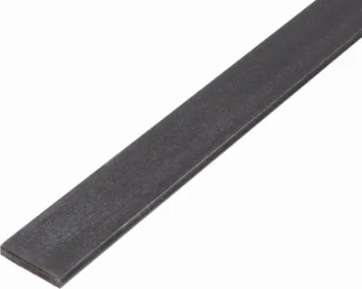 Produktbild von ALBERTS Flachprofil Stahl roh warmgewalzt 1000x10x4 mm Materialstärke 4 mm
