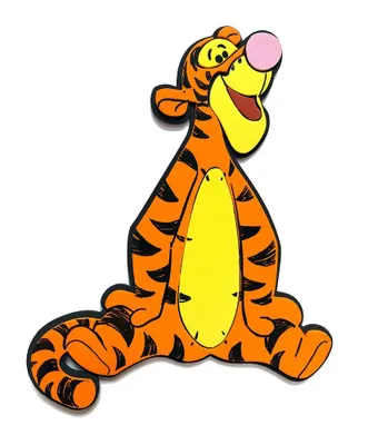 Produktbild von Wanddekoration „Sitzender Tiger“ – klein