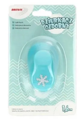 Produktbild von Dziurkacz ozdobny - Płatek śniegu 1,6cm MIX