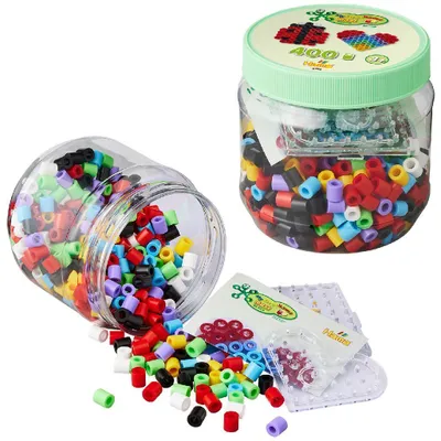 Zdjęcie produktu dla Hama iron on beads 8792 Hama iron on beads maxi, w plastikowym pudełku, zielona pokrywka