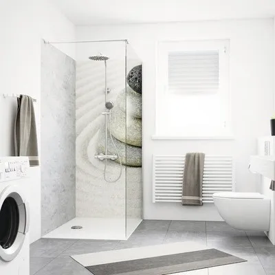 Produktbild von Duschrückwand BREUER Zen & Sand 90 x 210 cm 9480502000200