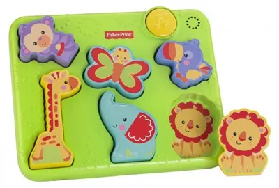 Image de Puzzle musical de la jungle - fisher price - y6978 - jouet a encastrer