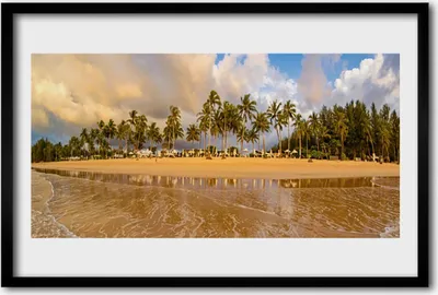 Produktbild von Bild 60x40 MDF-Rahmen Wandkunst Strandlandschaften