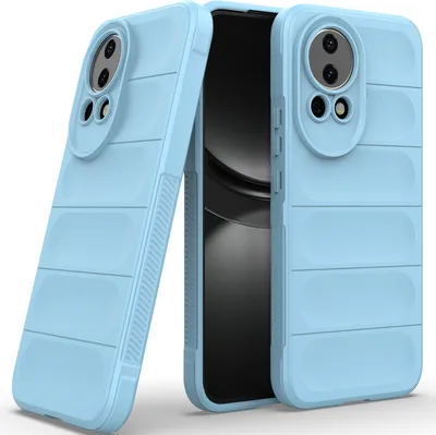 Produktbild von Handyhülle für Huawei nova 12 Weich TPU Silikon Stossfest Anti-rutsch Hülle Blau