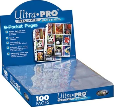 Produktbild von Ultra Pro Standard Size Albumseiten Für Karten Durchsichtig Kinder Durchsichtig One Size