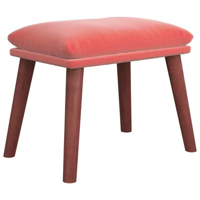 Obrázek produktu pro vidaXL Podnožka růžová 45x29,5x35 cm Velvet