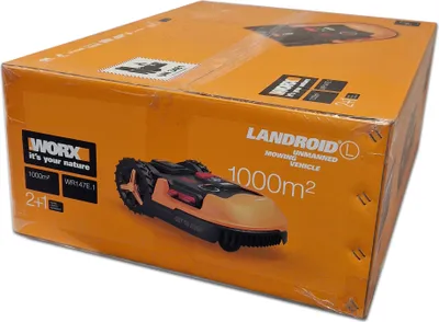 Produktbild von WORX 20V Akku-Mähroboter Landroid L1000 20cm/1.000 m² mit App WR147E.1, inkl. Installationsmaterial