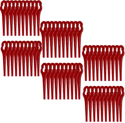 Produktbild von 60x Nylonmesser passend für Florabest FRTA PRTA 20 A1, FAT18 B2 B3