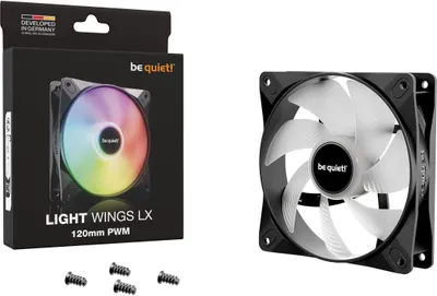 Immagine prodotto di be quiet! Lüfter 120*120*25  Light Wings LX PWM