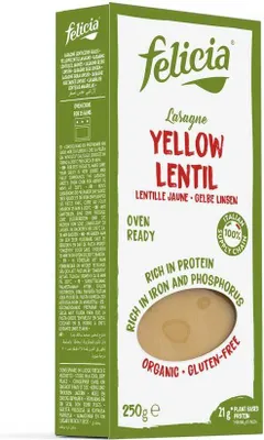 Produktbild von Felicia Gelbe Linsen Lasagne250g