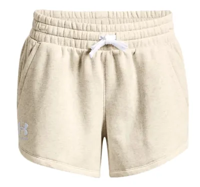 Produktbild von Under Armour Rival Fleece Oatmeal Light Heather/White S Fitness Hose