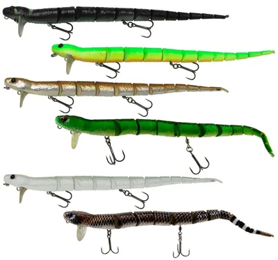 Produktbild von Savage Gear 3D Snake - Schlange Wobbler, Farbe:Green Snake, Länge / Gewicht:30cm / 57g