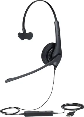 Zdjęcie produktu dla Przewodowy monofoniczny zestaw słuchawkowy Jabra Biz 1500 USB dla biura, czarny 1553-0159