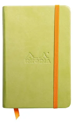 Produktbild von Rhodia 118646C, Einfarbig, Grün, A6, 96 Blätter, Liniertes Papier, Hardcover