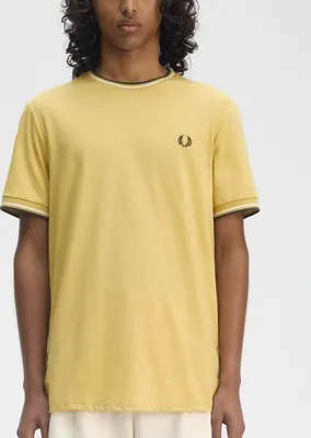 Image de Fred Perry Twin Tipped T-shirt Couleur Jaune