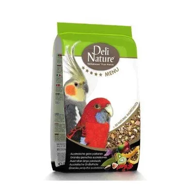 Obrázek produktu pro Deli Nature Birdelicious Down Under 800g - krmivo pro střední kakadu. Deli Nature