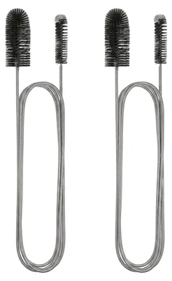 Image de Brosse flexible pour le nettoyage – Double tête – Pour aquariums et canalisations – 200 cm