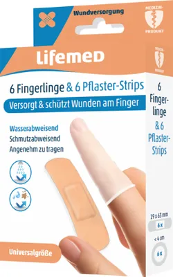 Immagine prodotto di Lifemed 99122 Culle e cerotti per dita Lifemed, misura universale