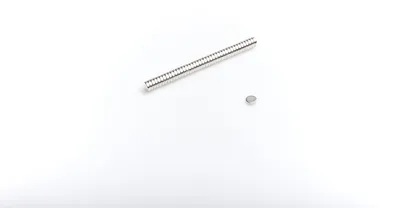 Obrázok produktu pre Neodymové magnety 5 x 1,5 mm 10 kusov mm N38, extrémne silné, magnetické tabule, chladničky, tabule, DIY