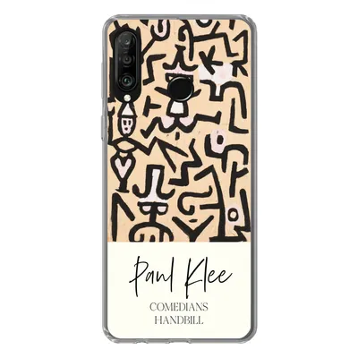 Produktbild von MuchoWow® Handyhülle Schutzhülle Hülle für Huawei P30 Lite Gemälde - Paul Klee - Komödianten Flugblatt Silikon Softcase Handy Hülle - Handyhülle