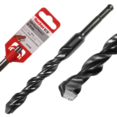 Obrázek produktu pro Fischer Nárazové vrtáky SDS Plus II Pointer, vrtačka do betonu 18x150/200 mm