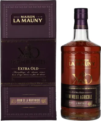 Image de La Mauny XO Rhum Vieux Agricole 40% Vol. 0,7l en boîte cadeau