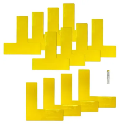 Immagine prodotto di Set di marcatori da campo Megaform per tennis, pickleball e badminton in PVC flessibile
