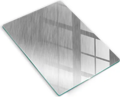 Produktbild von Abdeckung Glas - Küchenabdeckung - 40x52 cm - Abdeckplatte - Metallbeschaffenheitshintergrund