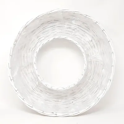 Produktbild von Pflanzring Weide weiß D. 45cm mit Folie CreaFlor Home