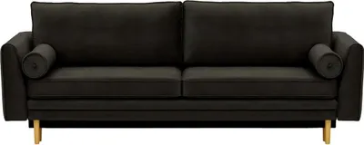 Produktbild von SLF24 - Schlafsofa mit Bettkasten Cornelia - schwarz - Velluto 20