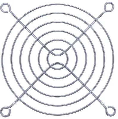 Immagine prodotto di InLine® Griglia in metallo per ventole da 92x92mm, cromata