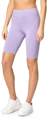 Image de Bellivalini Leggings courts en viscose pour femmes BLV50-149 (Violet clair, XS)
