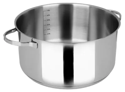 Bratentopf 28 cm Edelstahl 8,2 L für alle Herdarten