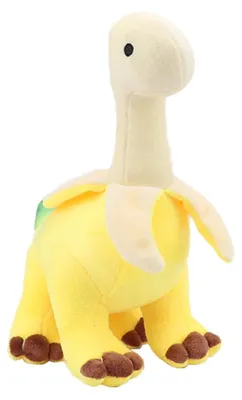 Produktbild von Brontosaurus Banane Plüschtier Kuscheltier Dinosaurier weiches Stofftier Kawaii Geschenk für Kinder