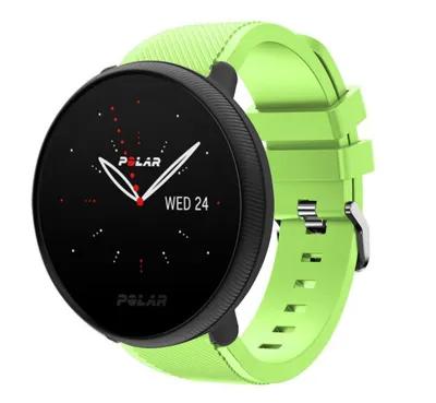 Produktbild von Strap-it Polar Ignite 3 Silikonarmband (Hellgrün)
