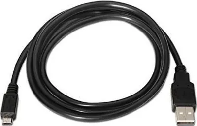 Image de Câble USB 2.0 Nanocable 10.01.0503/ USB mâle - MicroUSB mâle/ 3m/ Noir