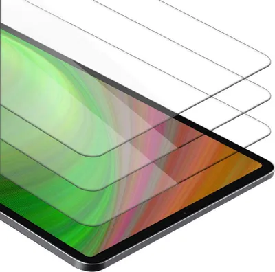 Produktbild von Cadorabo 3x Panzer Folie für Apple iPad Pro 12.9 2018 in Transparent Tablet Schutzfolie Tempered Display-Schutzglas