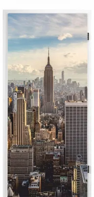 Productafbeelding van Zelfklevend deurdecor New York - Decoratief folie voor deuren