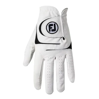 Produktbild von Footjoy Weathersof Weiss/Schwarz Rechtshänder - Herrenhandschuhe