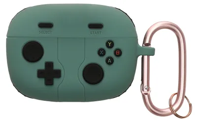 Produktbild von kwmobile Design Schutzhülle für JBL Wave Beam / Beam 2 / Wave 200TWS Hülle - TPU Silikon Case für Kopfhörer Ladecase - stoßfestes Cover mit Karabiner
