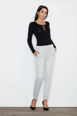 Produktbild von Figl Elegante Hosen für Frauen Clalla M556 grau L