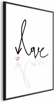 Produktbild von Posterpapier Poster - This Is Love 60x90 cm Text m-A-0927-ao-a