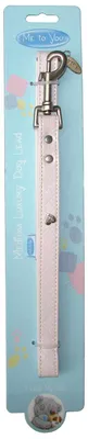 Zdjęcie produktu dla Me to You Smycz dla psa z sercami różowa, średnia, 120 cm x 2 cm