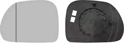 Produktbild von VAN WEZEL Spiegelglas Außenspiegel Links für FIAT 500L (351, 352) Asphärisch Unbeheizt 1609831