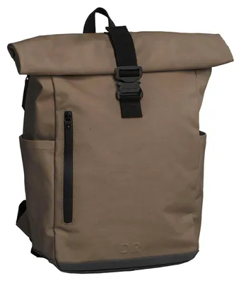 Produktbild von Daniel Ray Rolltop-Rucksack Wangaratta mit gepolstertem Rücken - Rucksack mit großem Organizer-Fach in Taupe