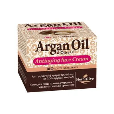 Image de Crème anti-âge à l'huile d'argan HerbOlive 50 ml