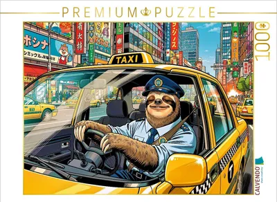 Produktbild von CALVENDO Puzzle Ein Motiv aus dem Kalender Lustiges Faultier im Beruf - Comic | 1000 Teile Lege-Größe 64x48cm Foto-Puzzle für glückliche Stunden
