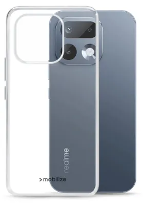Image de Étui Mobilize Gelly Case transparent pour Realme 16 Pro Plus - Coque arrière souple en TPU - Transparent