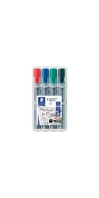 Obrázek produktu pro STAEDTLER 356 B WP4 - 4 kusy - černá - modrá - zelená - červená - šedá - polypropylen (PP) - 2 mm - 5 mm
